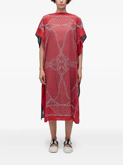 Osklen スカーフノット ドレス In Blue