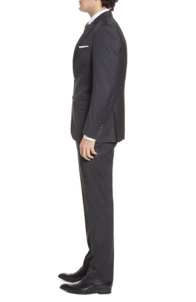 Hart Schaffner Marx New York Classic Fit Solid Stretch Wool Suit In Gray