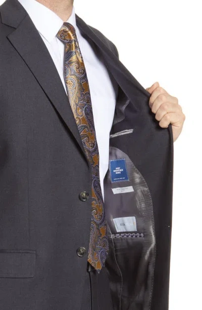 Hart Schaffner Marx New York Classic Fit Solid Stretch Wool Suit In Gray