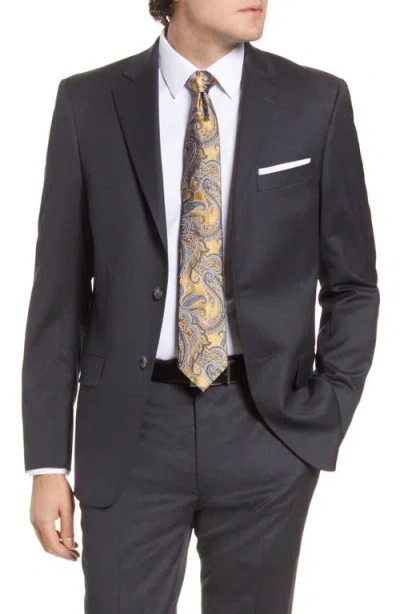 Hart Schaffner Marx New York Classic Fit Solid Stretch Wool Suit In Gray
