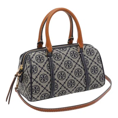 Tory Burch T Monogram Jacquard Mini Bag In Blue
