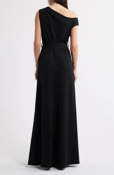 Black Halo Caprina One-shoulder A-line Gown
