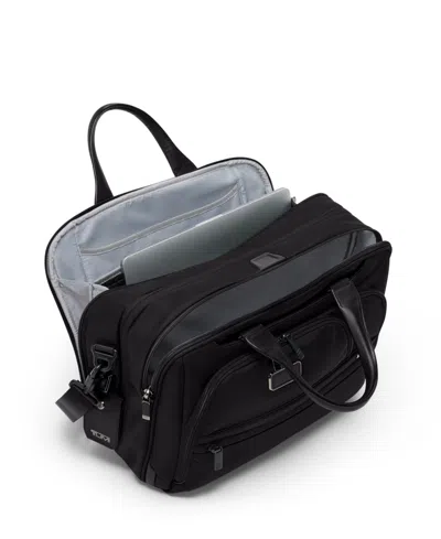Tumi Medium Alpha Expandable Briefcase In Black