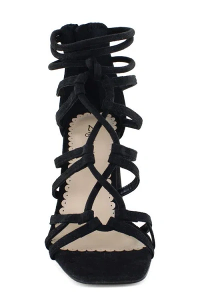 Zigisoho Cage Sandal In Black