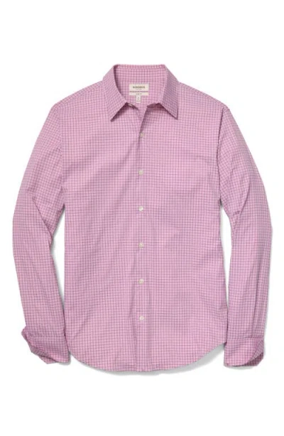 Bonobos Tech Slim Fit Solid Button-up Shirt In Pink