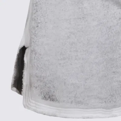 Thom Krom Drawstring Split Shorts In White