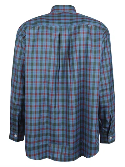 Namacheko Pocket Checked Colt Shirt In Blue