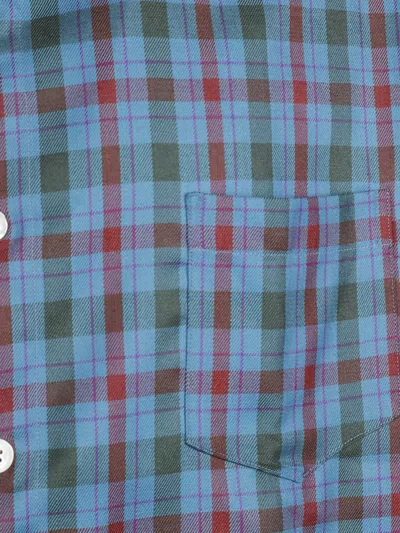 Namacheko Pocket Checked Colt Shirt In Blue