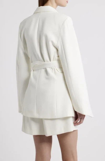 Odd Muse The Ultimate Muse Belted Blazer In White
