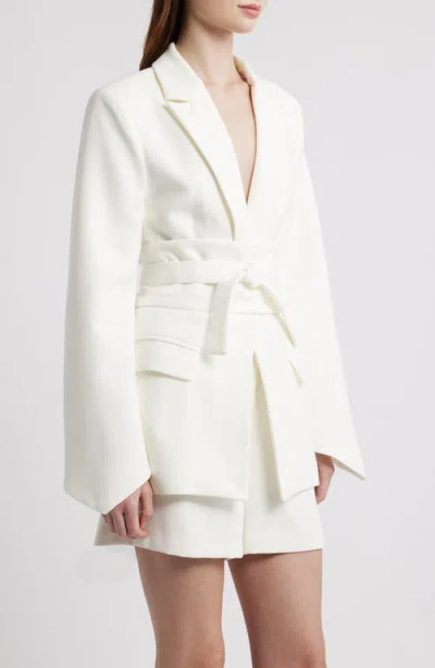 Odd Muse The Ultimate Muse Belted Blazer In White