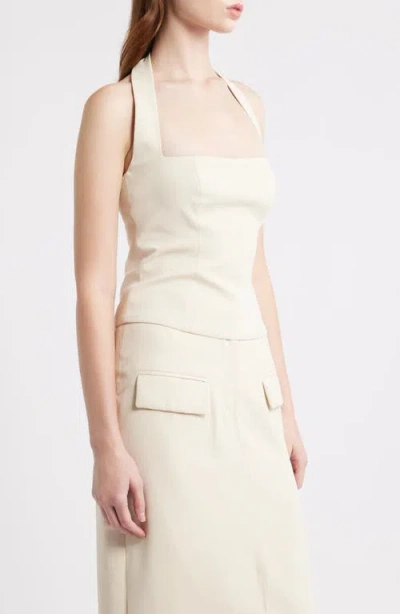 Odd Muse The Ultimate Muse Halter Top In Brown