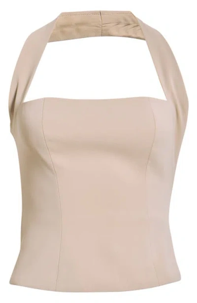 Odd Muse The Ultimate Muse Halter Top In Brown