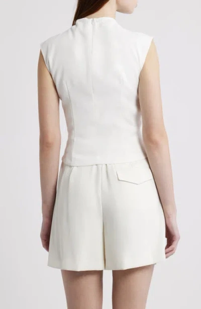 Odd Muse The Ultimate Muse Cap Sleeve Top In White