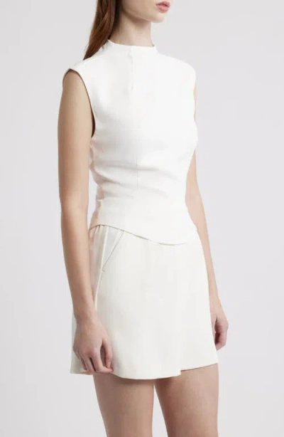 Odd Muse The Ultimate Muse Cap Sleeve Top In White