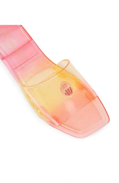 Kurt Geiger Maddison Eagle-head Flat Sandals In Multi