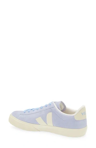Veja Unisex Suede Sneakers With Amazonian Rubber Outsole In Blue