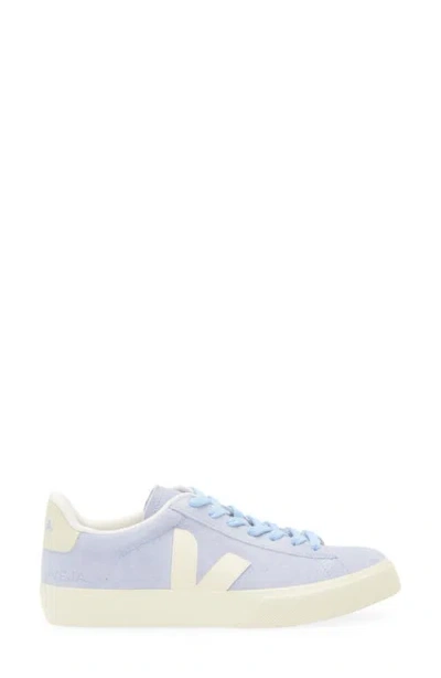 Veja Unisex Suede Sneakers With Amazonian Rubber Outsole In Blue