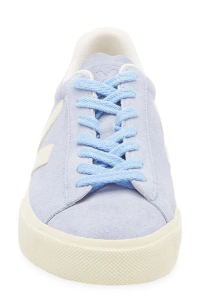 Veja Unisex Suede Sneakers With Amazonian Rubber Outsole In Blue