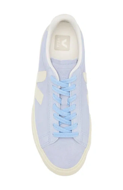 Veja Unisex Suede Sneakers With Amazonian Rubber Outsole In Blue