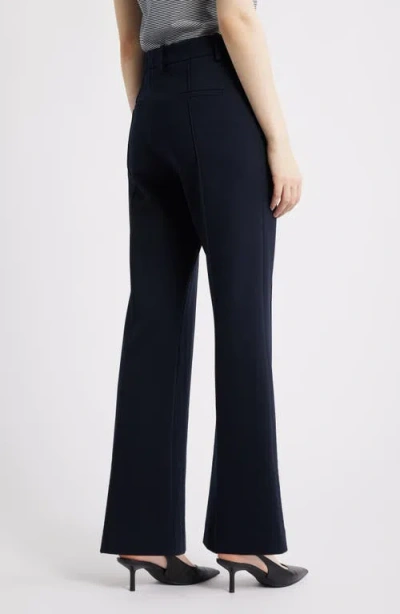 Frame The Modernist High Waist Wide Leg Pants In Blue