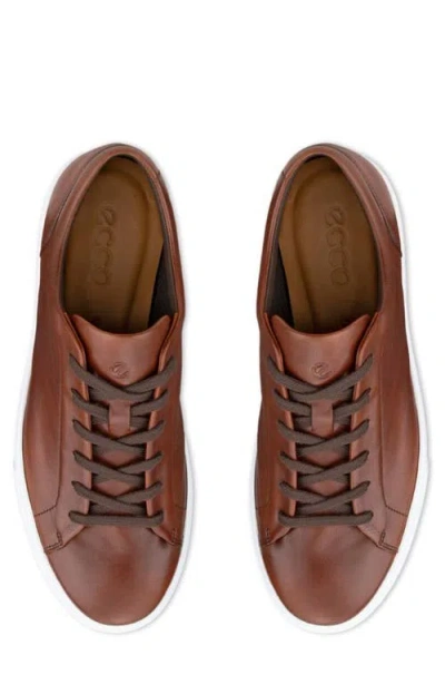 Ecco Soft 7 Premier Sneaker In Brown