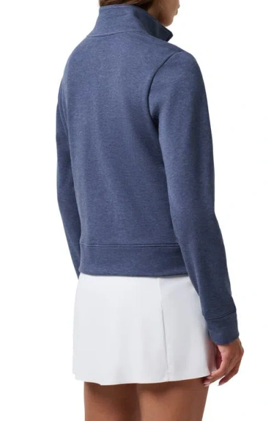 Travismathew Cloud Half Zip Pullover In Blue