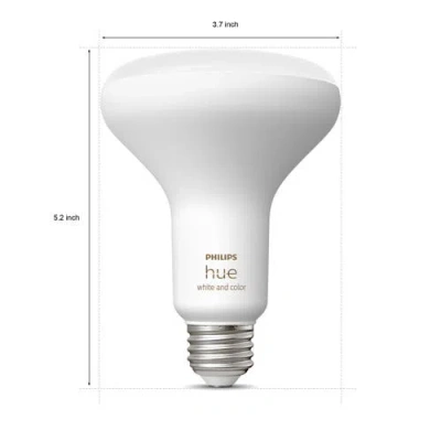 Philips Hue White Color Ambiance Br30 E26 Smart Light Bulbs 2-pack