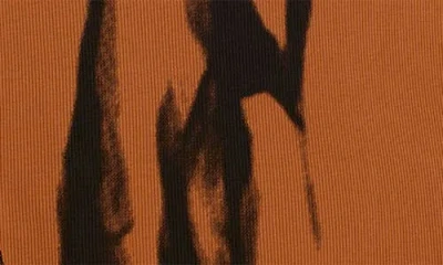 Desigual Not A Doll Cotton Graphic T-shirt In Brown