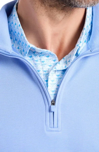 Robert Graham Troland Long Sleeve Knit Shirt In Blue