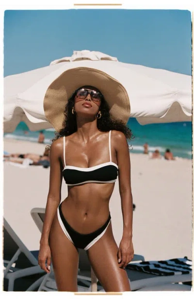 L*space Lspace Alex Bitsy Bikini Bottoms In Black