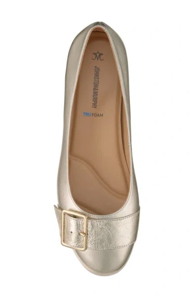 Johnston & Murphy Claire Belted Flat In Multi