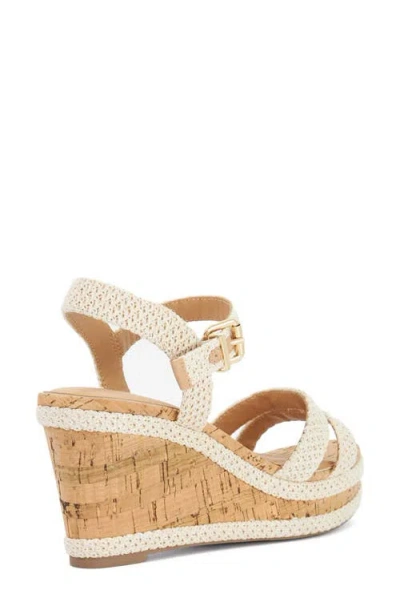 Dune London Kipling Platform Wedge Sandal In Multi