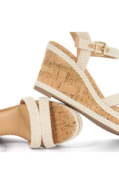 Dune London Kipling Platform Wedge Sandal In Multi