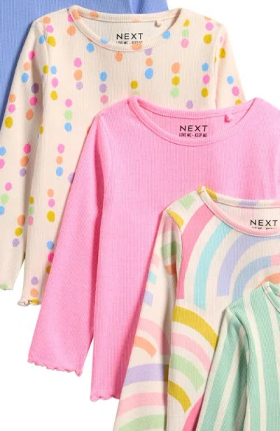 Next Kids' 5-pack Assorted Long Sleeve Tops In Multi