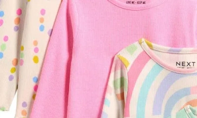 Next Kids' 5-pack Assorted Long Sleeve Tops In Multi
