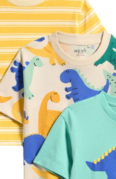 Next Kids' 3-pack Assorted Graphic T-shirts In Multi