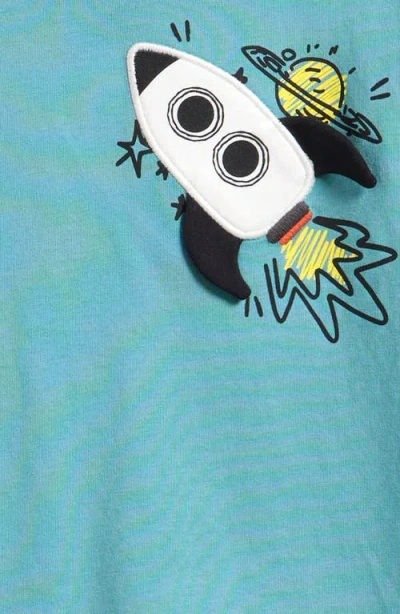 Next Kids' Graphic Rocket T-shirt In Blue