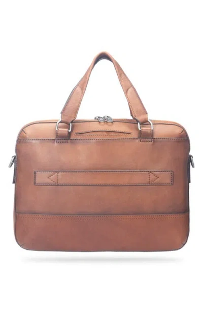 Frye Nash Leather Briefcase In Brown