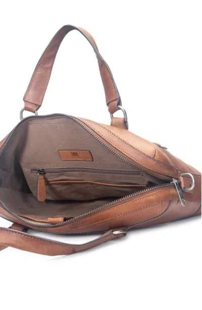 Frye Nash Leather Briefcase In Brown