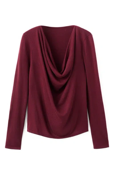 Mango Cowl Neck Sweater In Multi