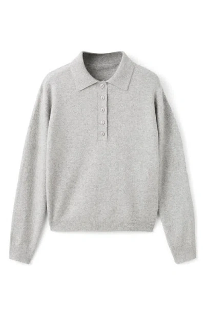 Mango Polo Sweater In Multi