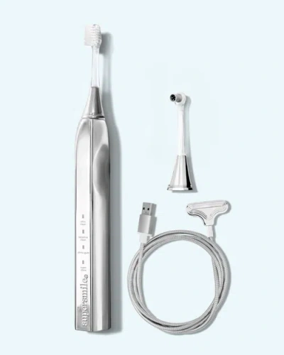 Supersmile Zina45 Sonic Pulse Toothbrush Chrome Silver No Case In Transparent