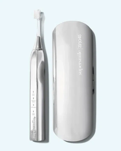 Supersmile Zina45 Sonic Pulse Toothbrush Chrome Silver No Case In Transparent