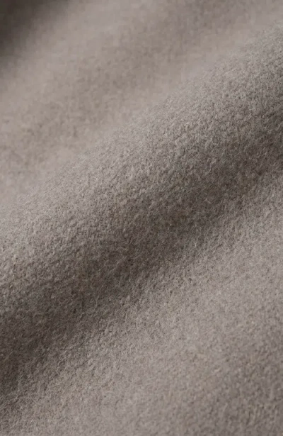 Modenaire Cropped Wool-blend Oversized Collar Jacket In Multi