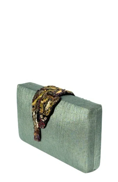 Simitri Raaka Clutch In Green