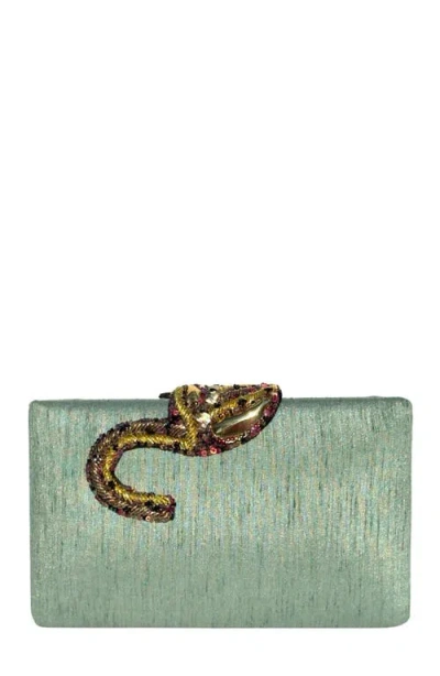Simitri Raaka Clutch In Green
