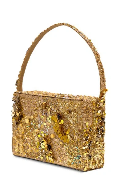 Simitri Sequin Box Clutch