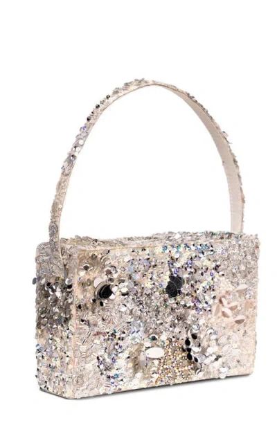 Simitri Sequin Box Clutch In Multi