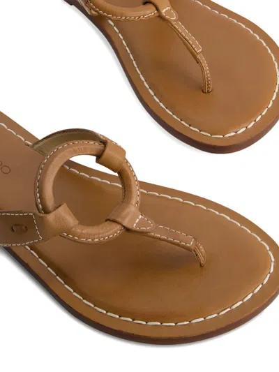 Bernardo Matrix Ring-detail Sandals In Multi