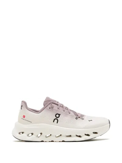 On Running Cloudtilt Lightweight Womans Sneakers In Beige And Violet In Purple